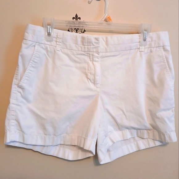 J Crew Chino Shorts Womens Size 6 White - Picture 2 of 4